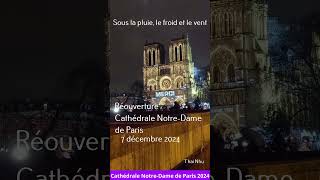 Réouverture Cathédrale Notre Dame de Paris 7 décembre 2024 Mở cửa lại Nhà Thờ Đức Bà shorts [upl. by Etireuqram]