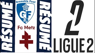 Grenoble Foot 38  FC Metz 20 Résumé  Ligue 2  20242025 [upl. by Nodababus]