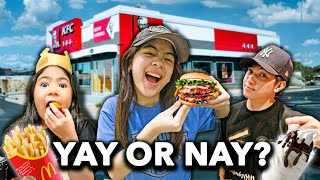 TRYING FASTFOOD VIRAL HACKS  Ranz and Niana [upl. by Haziza]