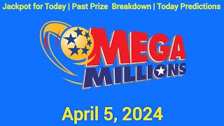 Mega Millions Jackpot for Friday April 5 2024 [upl. by Downall]