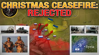 Zelensky Rejects Christmas Ceasefire🎄❌Russia Keeps Its Bases In Syria🛡️🏢 Military Summary 20241212 [upl. by Namien]