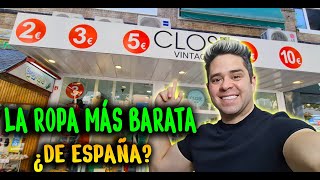 ¿La tienda MÁS BARATA DE ESPAÑA Ropa de marca a bajo precio [upl. by Gordie645]