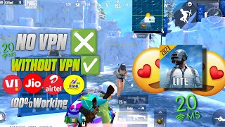 WITHOUT VPN 😍✅ PUBG LITE 100 WORKING TRICK  HOW TO PLAY PUBG LITE WITHOUT VPN pubglite [upl. by Eanert400]