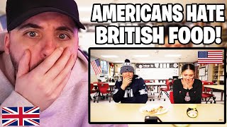 Brit Reacts to AMERICAN STUDENTS eating BRITISH Comfort Foods for the First Time [upl. by Marsh]