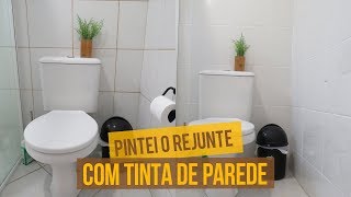 DIY Pintei o REJUNTE com tinta de parede  VidaLoucadeCasada [upl. by Alage534]