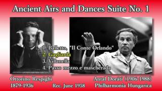 Respighi Ancient Airs and Dances Suite No 1 Doráti 1958 レスピーギ リュートのための古風な舞曲とアリア 第1組曲 [upl. by Garin489]