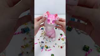 FUFUSQUISHY ASMR🐱🐱Pink Cheer Cat [upl. by Venetis]