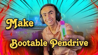 How To Make Bootable Pendrive With Your Android Smartphone 🥰 [upl. by Adrianne]