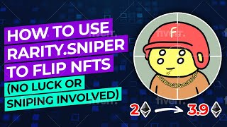 How to use Rarity Sniper to flip NFTs on Opensea No Sniping or luck required [upl. by Simdars]