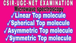 Microwave spectroscopy in tamil PART 2  linear top  spherical top  asymmetric top  Symmetry top [upl. by Liba509]