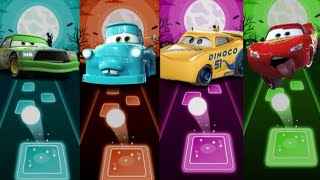 🏎️Tow Mater vs Dinoco King vs Mcqueen vs Cursed Miss Fritter \ Coffin Dance 🎯 [upl. by Balch]