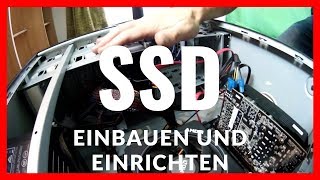 SSD Festplatte einbauen und einrichten  Windows kompletter Guide ungeschnitten [upl. by Vil]