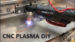 Hooked up Lidl´s Parkside PPSK 40 A2 Plasma Cutter to my homemade CNC Router [upl. by Fleisher]