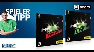 SPIELERTIPP  andro HEXER GRIP  POWERGRIP [upl. by Ever]