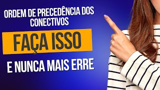 Conectivos lógicos ordem de precedência [upl. by Devaney]