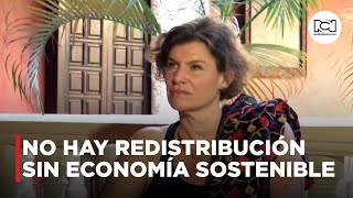 quotNo hay redistribución sin economía sosteniblequot Mariana Mazzucato en Noticias RCN [upl. by Spain]