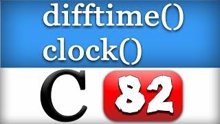 difftime and clock Functions in C Programming Language Video Tutorial [upl. by Ademla]