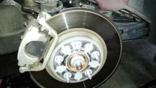 2013 Dodge Journey SXT  Rear Brake Rotor Bracket amp Caliper  Link to DIY Rear Pads Change [upl. by Ettezus]