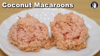 Coconut Macaroons Recipe Without Oven  How to make Coconut Macaroons  Kitchen With Amna [upl. by Octavus]