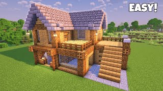 Minecraft Ultimate Survival House Tutorial⚒️ [upl. by Acisse]