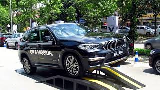 The new BMW X3s xDrive Allwheel Drive System is demonstrated at the Malaysian launch [upl. by Aryn]