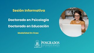 Doctorado en Psicología y Educación modalidad en línea [upl. by Leighland]