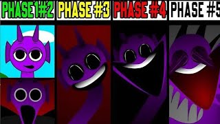 Phase 1 VS Phase 2 VS Phase 3 VS Phase 4 VS Phase 5 in Incredibox Sprunki [upl. by Noirod]