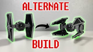 LEGO Star Wars 75300 Tie Interceptor Alternate Build NO EXTRA PIECES [upl. by Aicargatla377]