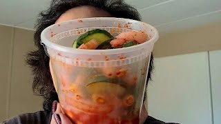 ASMR Comiendo cueritos con pepino y cacahuates [upl. by Mcgraw]