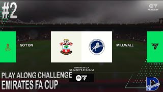 FA CUP CHALLENGE PART 2  MILLWALL FC  EA SPORTS FC 24 🏆 [upl. by Ahsinrad708]