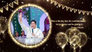 🎊 HAPPIEST BIRTHDAY TO OUR SPIRITUAL MOTHER 🎊  ankurnarulawife AnugrahTV [upl. by Dirtsa999]