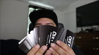 MY YOUTUBE BUSINESS CARDS FROM VISTAPRINT [upl. by Collyer746]