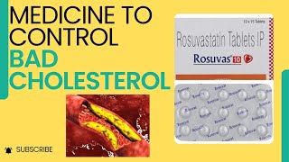 Rosuvastatin Tablet  Rosuvastatin Tablet IP  Rosuvas Tablet Uses amp Side Effects [upl. by Aicirtap]