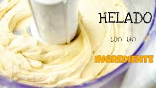 HELADO CASERO Con 1 INGREDIENTE ❥  MartiTU [upl. by Hoebart]