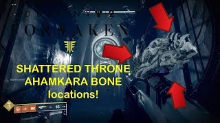 Destiny 2 Forsaken  Shattered Throne All Ahamkara Bone Locations [upl. by Langham]