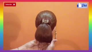 Easy Clutcher Juda Hairstyle  Daily Hairstyle Effortless Hairstyle [upl. by Erle]