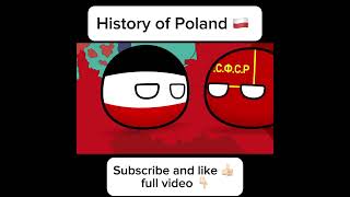 Countryballs  History of Poland countryballs history europe geography map ww2 ww1 [upl. by Elttil394]