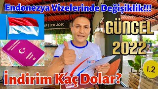 Endonezya Vizesi İçin Gerekenler İndirim Yapıldı TÜM BİLGİLER [upl. by Sinoda388]