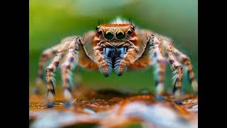 jumping spider in forest  poisonous and dangerous spideranimalsquadofficial516 [upl. by Worthington]