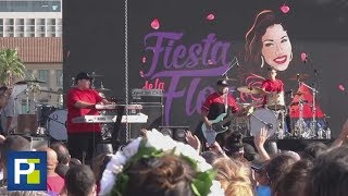 Miles de seguidores de Selena acuden al Festival de la Flor en honor a la ‘reina del TexMex’ [upl. by Inahs]