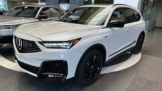 Platinum White 2025 Acura MDX ASpec Advance Walkaround [upl. by Nevile709]