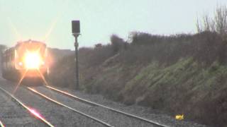 Gormanston HDIrish Rail NI Railways Enterprise 9001231 passes on service to Connolly [upl. by Mou]