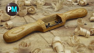 Homemade Spokeshave and Blade  Woodworking Tool  DIY [upl. by Ecienaj216]