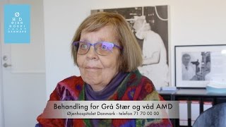 Grå Stær og AMD patient får behandling på Øjenhospitalet Danmark [upl. by Sehguh597]