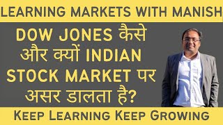 Why DOW Jones Impact INDIAN STOCK MARKET so much Nifty Banknifty [upl. by Delgado]