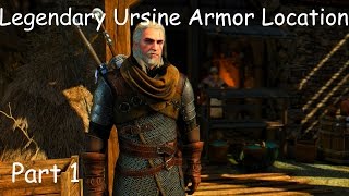 The Witcher 3 Wild Hunt Legendary Ursine Gear Set Locations Upgrade Diagrams [upl. by Halimak859]