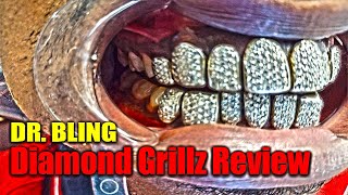 Diamond Grillz Review and Gold Teeth Permanent  Dr Bling [upl. by Lister]