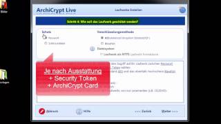 ArchiCrypt Live 8  Ein Laufwerk erstellen [upl. by Towney]