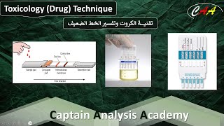 شرح تقنية الكروت الفرق بين الكارت العادى وكارت المخدرات  طريقة تحليل المخدرات فى المعمل [upl. by Eltsirc]