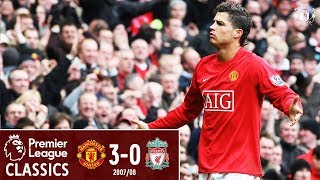 Ronaldo stars as United beat 10man Liverpool  Manchester United 30 Liverpool 2008  Classics [upl. by Aicillyhp265]